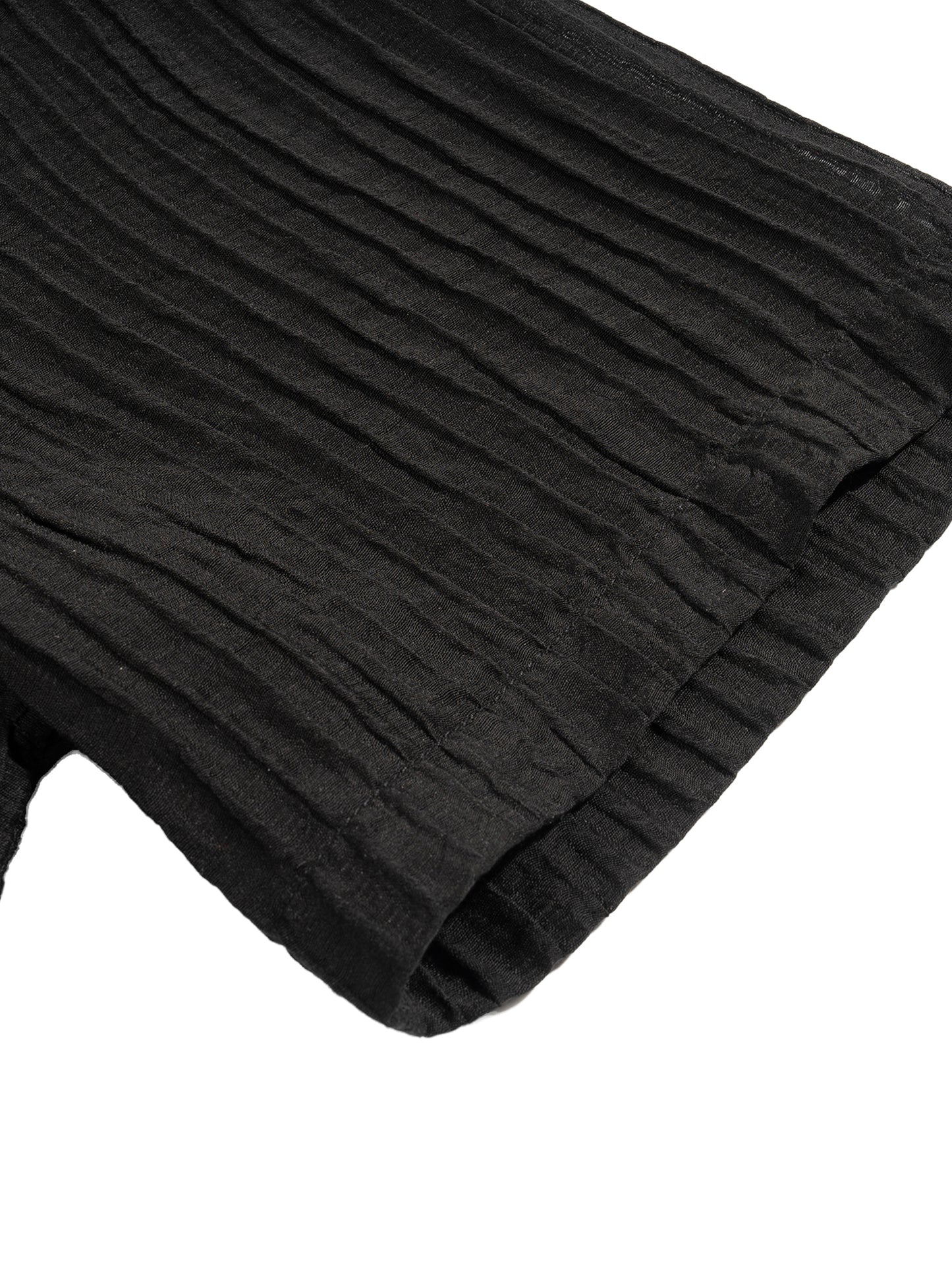 SHORT-SLEEVE,BUTTON-UPS,BLACK,LUXURY,LOOSE,BAGGY,SHIRT